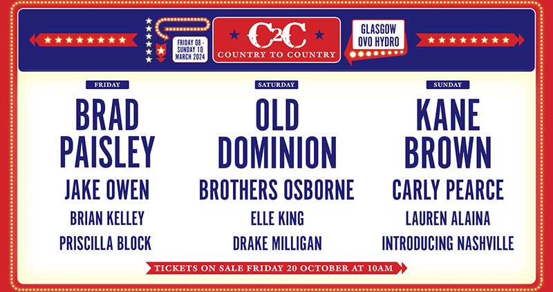 Country to Country 2024 | Events | Glasgow | OVO Hydro