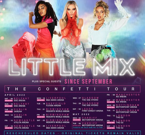 Little Mix Events Glasgow The Sse Hydro