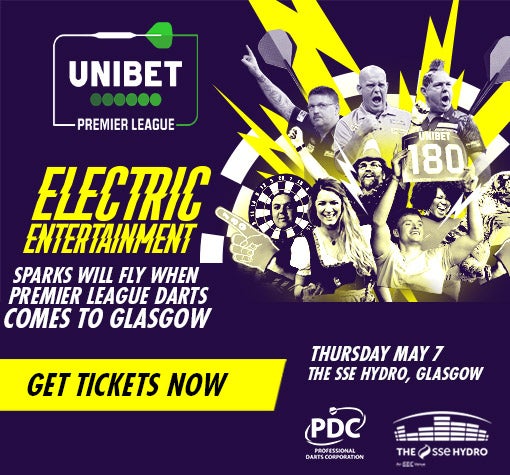 2020 Unibet Premier League Darts Events Glasgow The Sse